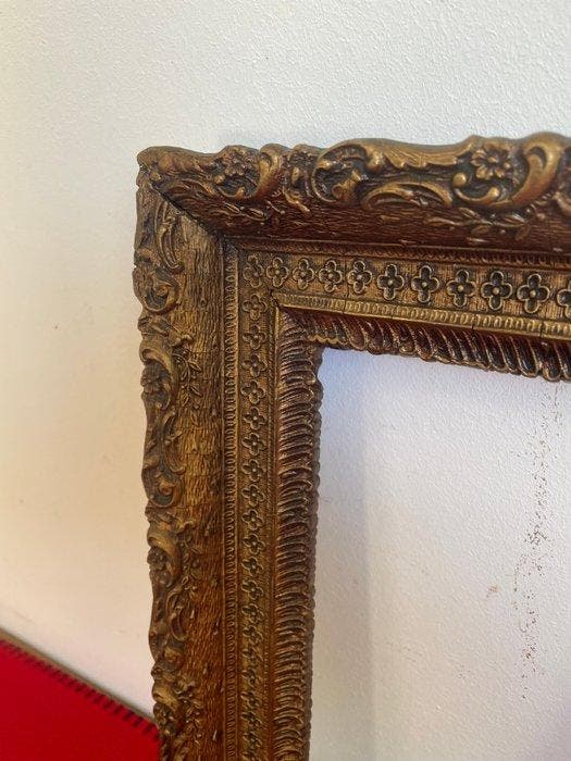 Lijst - In venetiaans hout gesneden en verguld, Antiek en Kunst, Antiek | Overige Antiek
