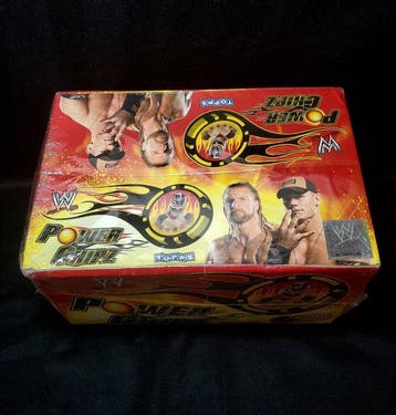 Topps - 1 Booster box - 2009 WWE Power Chipz Unopened Sealed, Collections, Autocollants