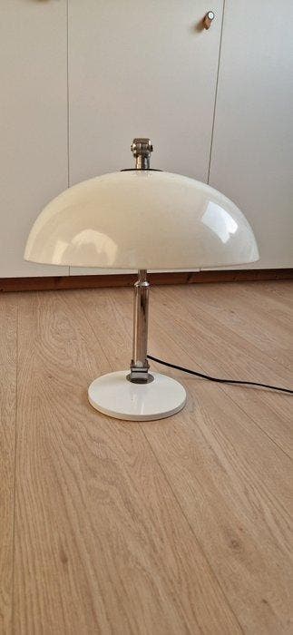 Hala - H.Th.J.A. Busquet - Bureaulamp - Wit metaal, Antiek en Kunst