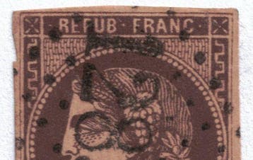 France 1849/1850 - 30c Cérès - Yvert N°47 emission de, Gestempeld
