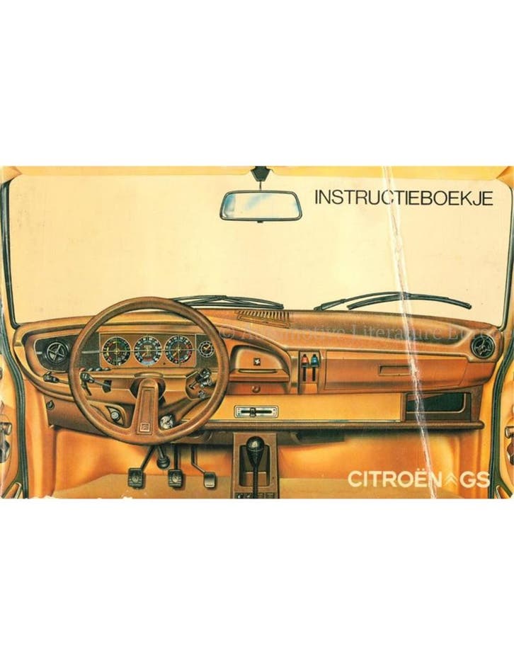 1978 CITROEN GS INSTRUCTIEBOEKJE NEDERLANDS, Autos : Divers, Modes d'emploi & Notices d'utilisation