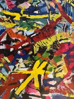 Nguyen Robert (1958) - Composition n°87 80 120 cm