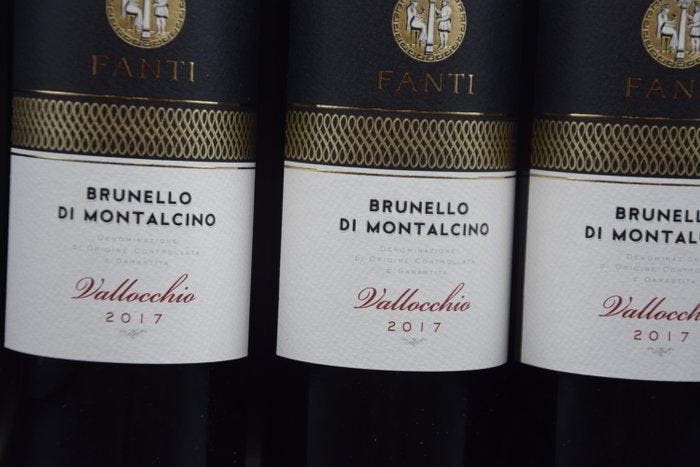 2017 Fanti, Vallocchio - Brunello di Montalcino DOCG - 3, Verzamelen, Wijnen