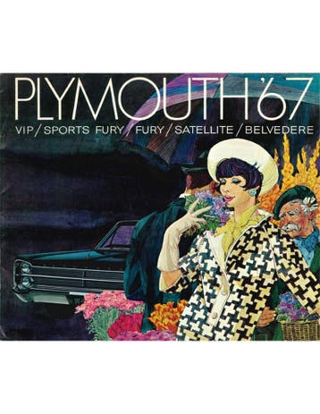 1967 PLYMOUTH PROGRAMMA BROCHURE NEDERLANDS, Ophalen of Verzenden, Nieuw