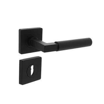 Intersteel Deurklink Bau-Stil vierkant sleutelrozet mat z..., Ophalen of Verzenden, Nieuw, Overige materialen, Klink of Kruk