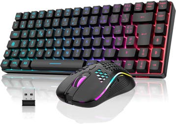 Gaming Toetsenbord & Muis AZERTY | OP = OP | Pak die deal, Computers en Software, Toetsenborden, Ergonomisch, Verzenden, Nieuw
