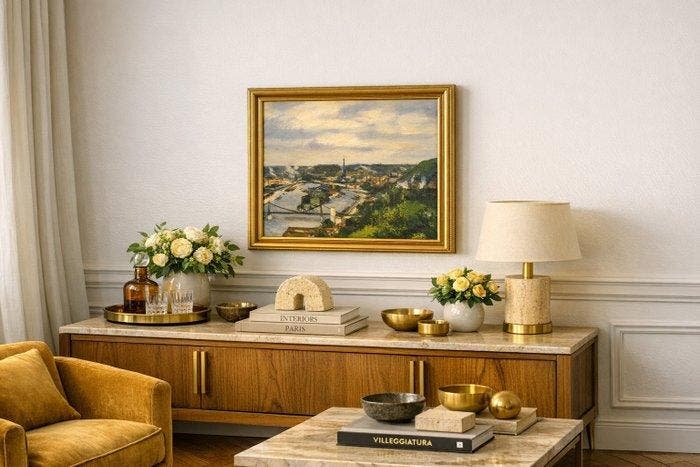 Gaston Sebire (1920-2001) - Vue de Rouen, Antiquités & Art, Art | Peinture | Classique