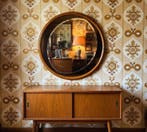 Wandspiegel - Glas, Hout