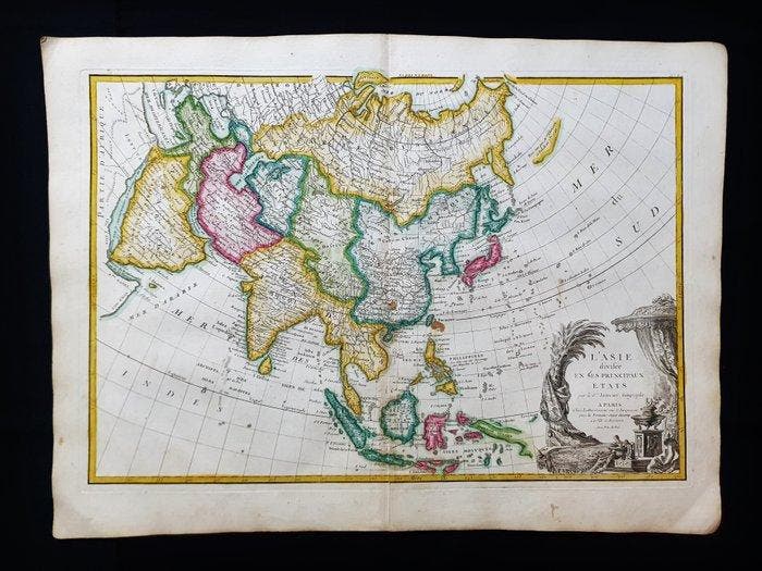 Asie - Empire asiatique / Chine / Japon / Corée / Arabie, Livres, Atlas & Cartes géographiques