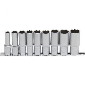 Doppenset 1/2 9-delig LANGE UITVOERING (Handgereedschap), Verzenden
