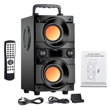 A21 Draadloze Speaker met RGB - 60W Luidspreker Wireless, Verzenden
