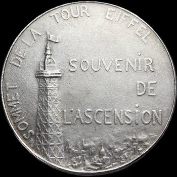 Frankrijk. 1900- París la Torre Eiffel medal c. 1900-