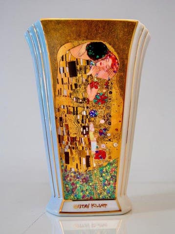 Goebel Artis Orbis - Gustav Klimt - Vaas - “De Kus” -