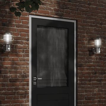 vidaXL Buitenwandlamp met sensor roestvrij staal, Verzenden