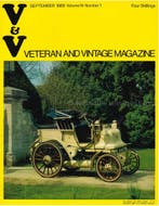 1969 VETERAN AND VINTAGE MAGAZINE 1 ENGELS, Ophalen of Verzenden