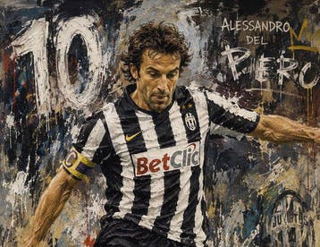 Canvas Fit - Alberto Ricardo - Alessandro Del Piero: Il, Nieuw