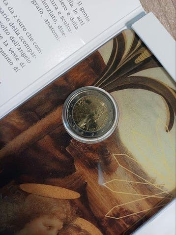 San Marino. 2 Euro 2019 Leonardo da Vinci (Zonder