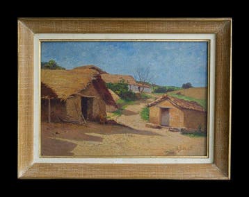 Alexis Auguste Delahogue (1867–1953) - Gourbi à la Chiffa,