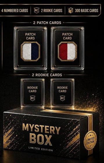 Mix Premium Mystery Box mix Carte dédicacée, Carte patch,