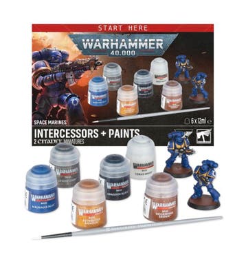 Space Marines Intercessors plus paints 11th edition, Hobby & Loisirs créatifs, Wargaming, Ophalen of Verzenden