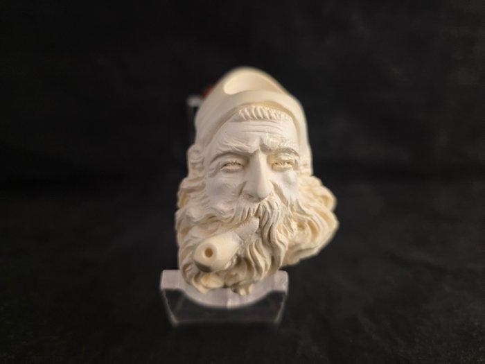 Zonder minimumprijs - Meerschuim pijp - Dunhill figuurlijke, Collections, Articles de fumeurs, Briquets & Boîtes d'allumettes