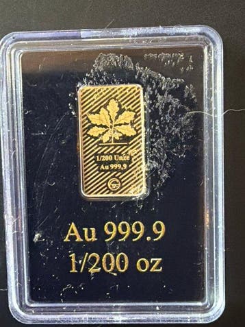 Wereld. Gold bar Deutscher Fußballbund DFB ., 1/200 Oz, Postzegels en Munten