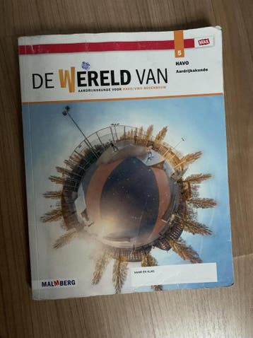 De wereld van / leerjaar 5 havo/vwo 2020 /, Boeken, Verzenden, Gelezen, Malmberg