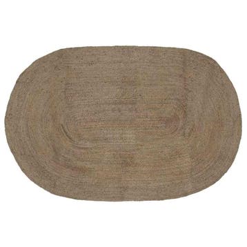 vidaXL Vloerkleden Grijs 205 x 305 cm Jute, Verzenden, Nieuw