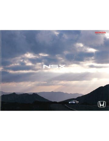 2001 HONDA NSX BROCHURE JAPANS, Nieuw