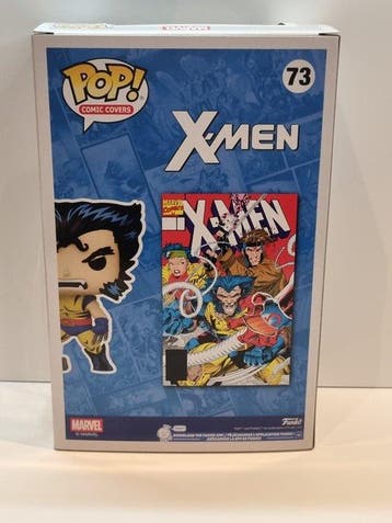 Funko - Funko Pop Comic Covers: #73 X-Men Wolverine (Marvel)