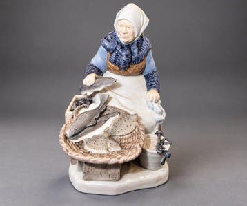 Bing & Grondahl - Figuur - Fisherwoman Porcelain - Porselein