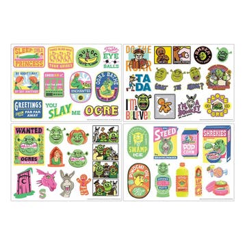 Shrek Stickerset, Collections, Ophalen of Verzenden