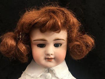 SFBJ (zeldzaam) - Poupée met porseleinen hoofd - 1900-1910 -, Antiek en Kunst