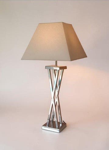 Lamp - Chic en Design - Parijs - Verzilverd metaal, Nieuw