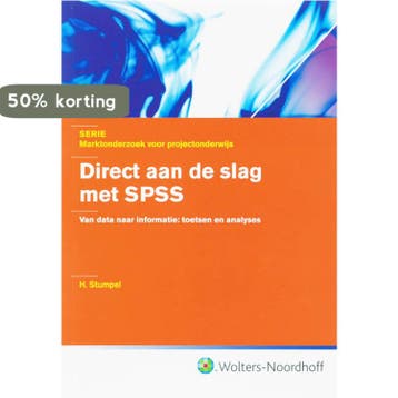 Direct aan de slag met SPSS 9789001700294, Verzenden, Zo goed als nieuw