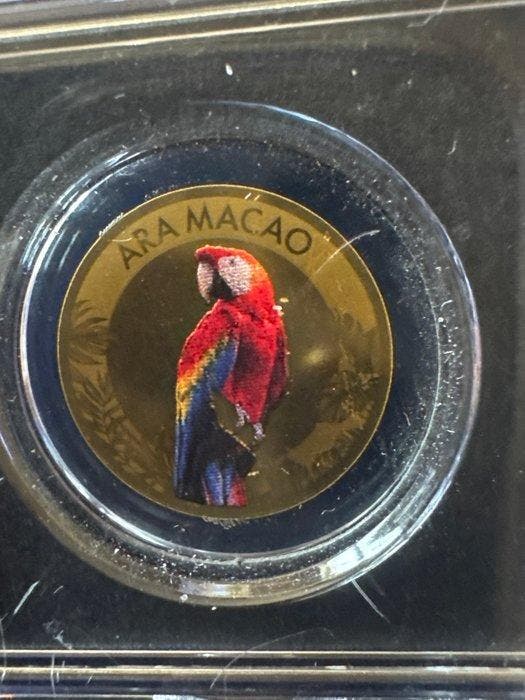 Wereld. Medal 2020 Singvögel (8 medals mit CoA) + Papagei, Timbres & Monnaies, Monnaies & Billets de banque | Accessoires