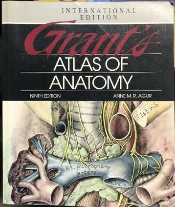 Grants Atlas Of Anatomy Hardcover Anne M. R. Agur, Verzenden, Gelezen