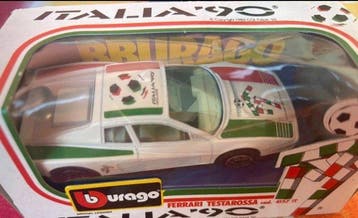 1986 - Model sportwagen, Burago Ferrari Testa Rossa, Nieuw