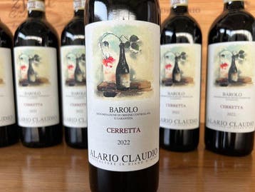 2022 Claudio Alario Cerretta - Barolo DOCG - 6 Fles (0,75, Nieuw