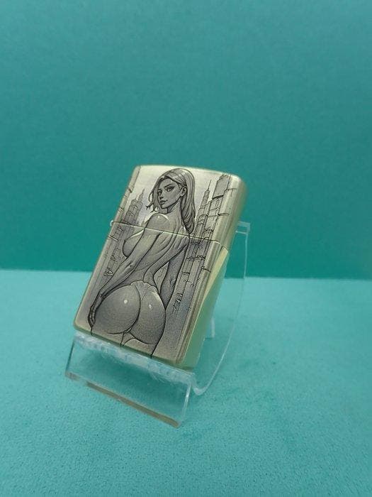 Zippo - Zippo Custom - Lady - Zonder minimumprijs -, Verzamelen, Rookartikelen, Aanstekers en Luciferdoosjes