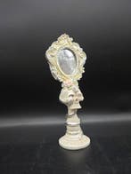 Miroir à main - Résine - Crâne baroque avec serpent