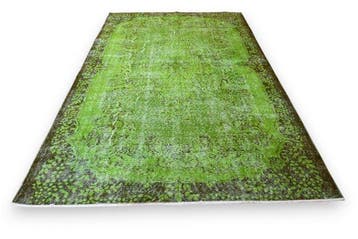 Groene vintage - Vloerkleed - 275 cm - 175 cm - met