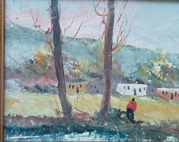 École italienne (XX) - Paesaggio montano