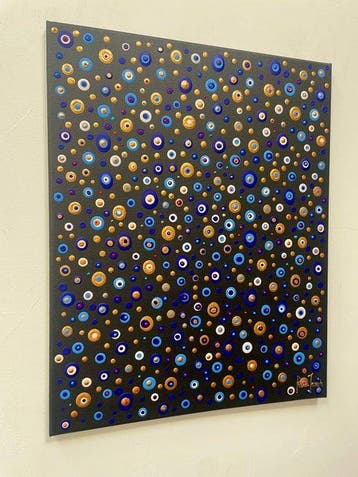 Pierre Joseph - Mosaic Bubbles, Antiek en Kunst, Kunst | Schilderijen | Modern