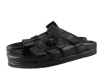 Nelson Slippers in maat 39 Zwart, Slippers, Verzenden, Zwart, Zo goed als nieuw