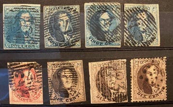 België 1849/1900 - Selectie klassieke zegels periode Leopold