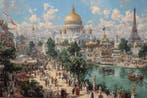 CREATIVE_HUB - Paris 1899 Exposition International oilpaint
