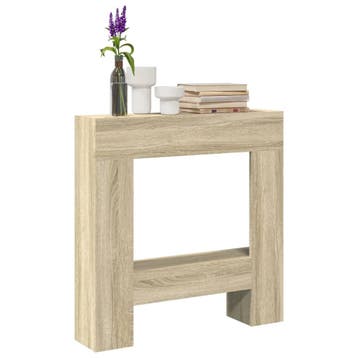 vidaXL Haardombouw 81x18x82 cm bewerkt hout sonoma, Verzenden
