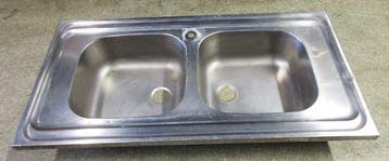RVS Wasbak B100 x D50 x H16cm, Zakelijke goederen