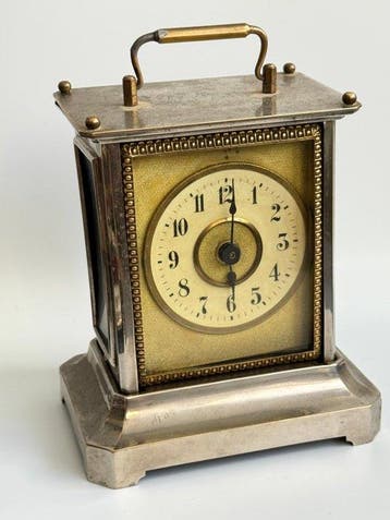 Officierspendule (reisklok) - Junghans – Rare de Voyage